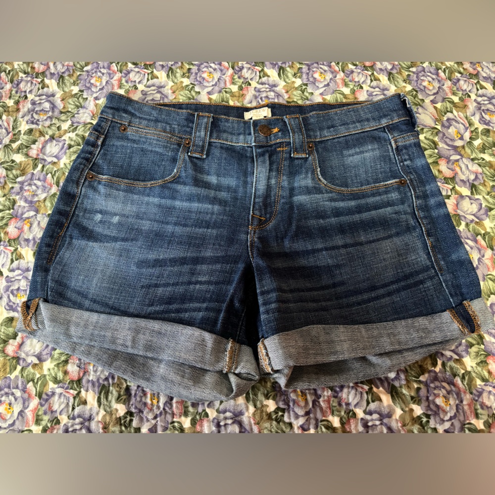 J. Crew Dark Blue Denim Shorts
